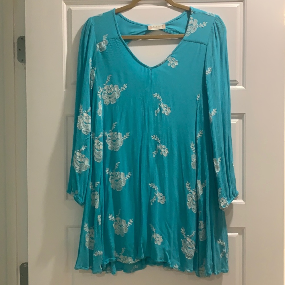 Blue long sleeve dress size small Alterd State